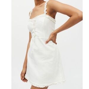 Urban Outfitters White Mini Dress NWT
